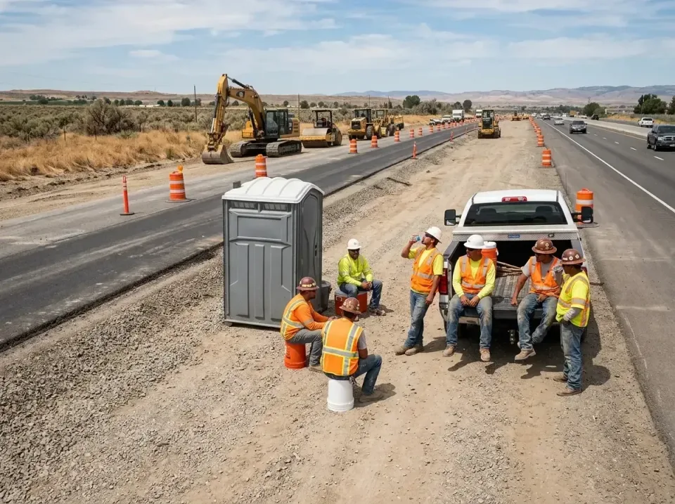 highway-road-construction-crew-007 — frequently asked questions, Porta Potty and Restroom Rentals in Mill Valley, CA